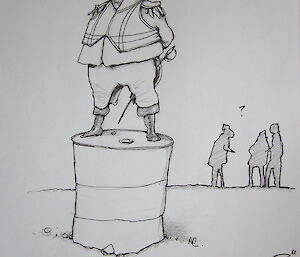 Cartoon of Joe Brennan