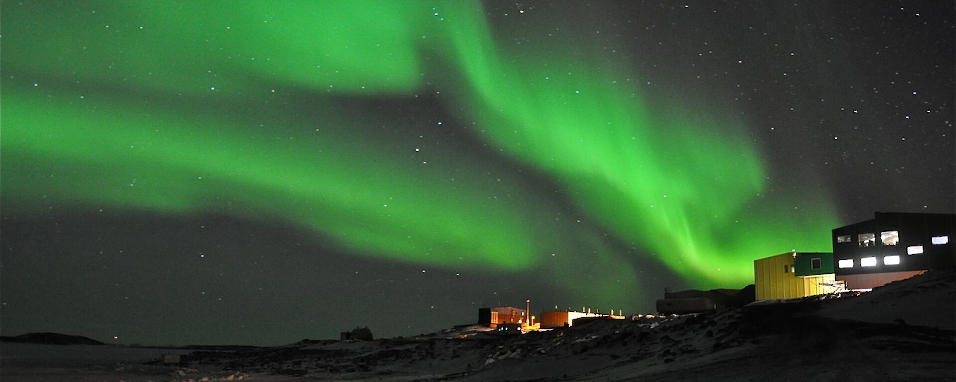 Aurora above Davis