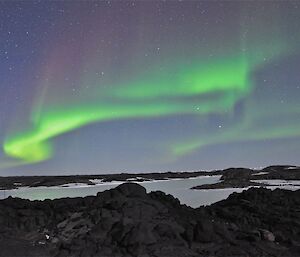 Aurora at Bandit’s hut