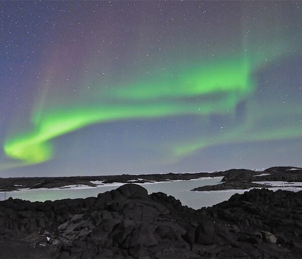 Aurora at Bandit’s hut