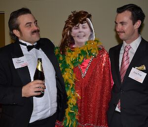 Tom, Emily and Joe during the Murder Mystery at Davis 2012