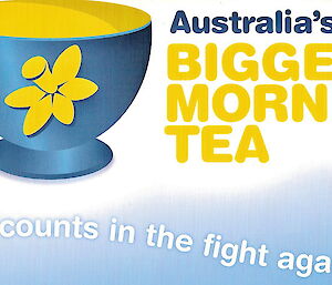 Biggest Morning Tea banner