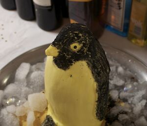 Margarine penguin at Davis midwinter dinner 2012