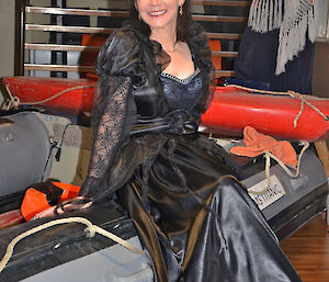Cathie Young on Titanic Night at Davis 2012