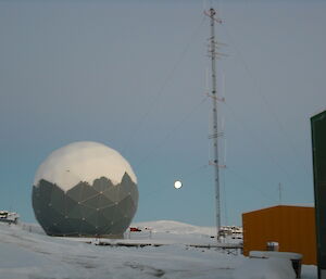 Satellite dome at Davis 2012