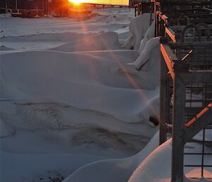 First sunrise after winter 2012 Davis