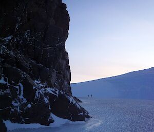 Large wind scoop at the Vestfold Hills / ice sheet interface