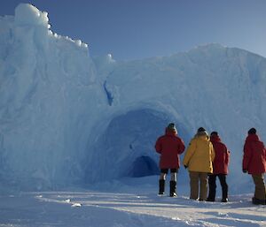 Expeditioners in field in Davis area 2012