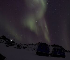 Aurora in the field Davis 2012