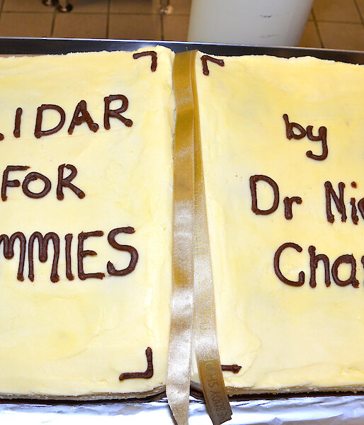 Nick Chang’s thesis cake at Davis 2012