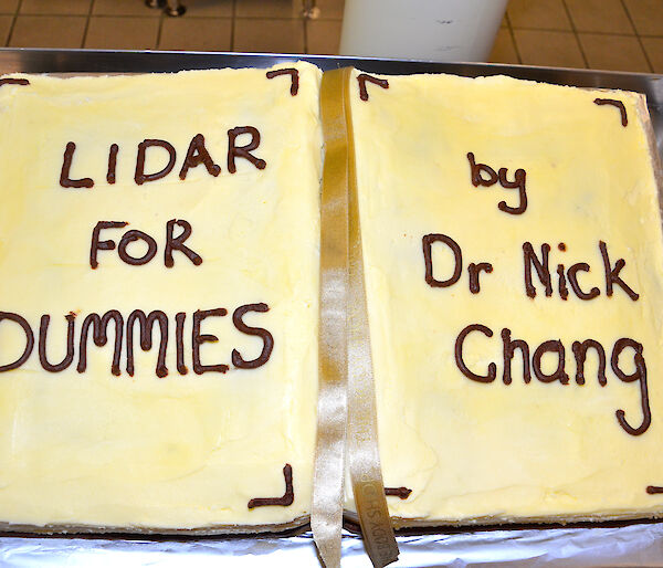 Nick Chang’s thesis cake at Davis 2012