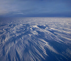 Sastrugi on the plateau