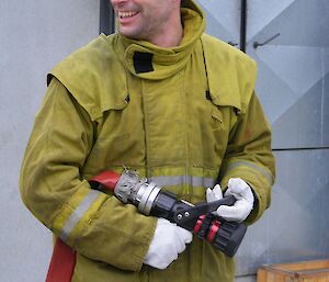 Adam fire training in Hobart Oct 2011