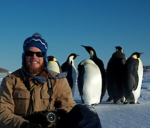 Darryl Seidel and the Emperor Penguins