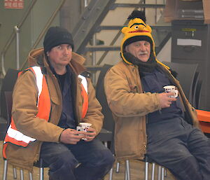 Mark and Steve are spectators at the Hangar Rat competition