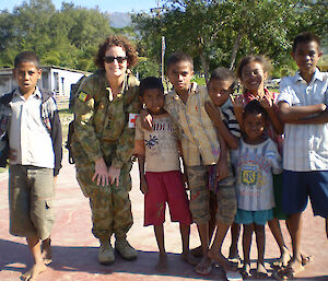 Jan Wallace in East Timor