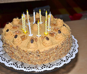Birthday cake at Davis
