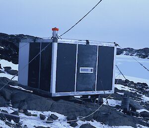 Platcha hut rear view