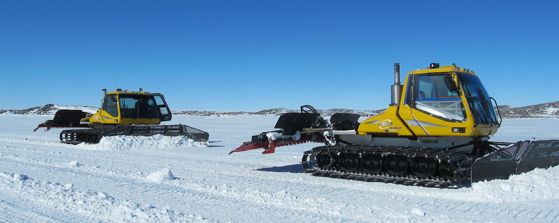 First day grooming Plough Island skiway