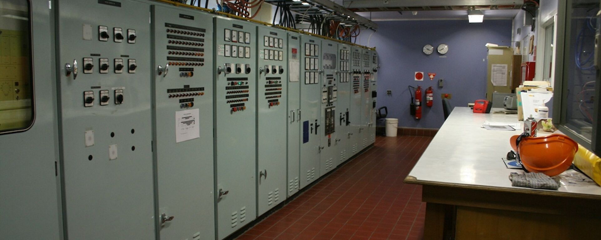 The main electrical control panel