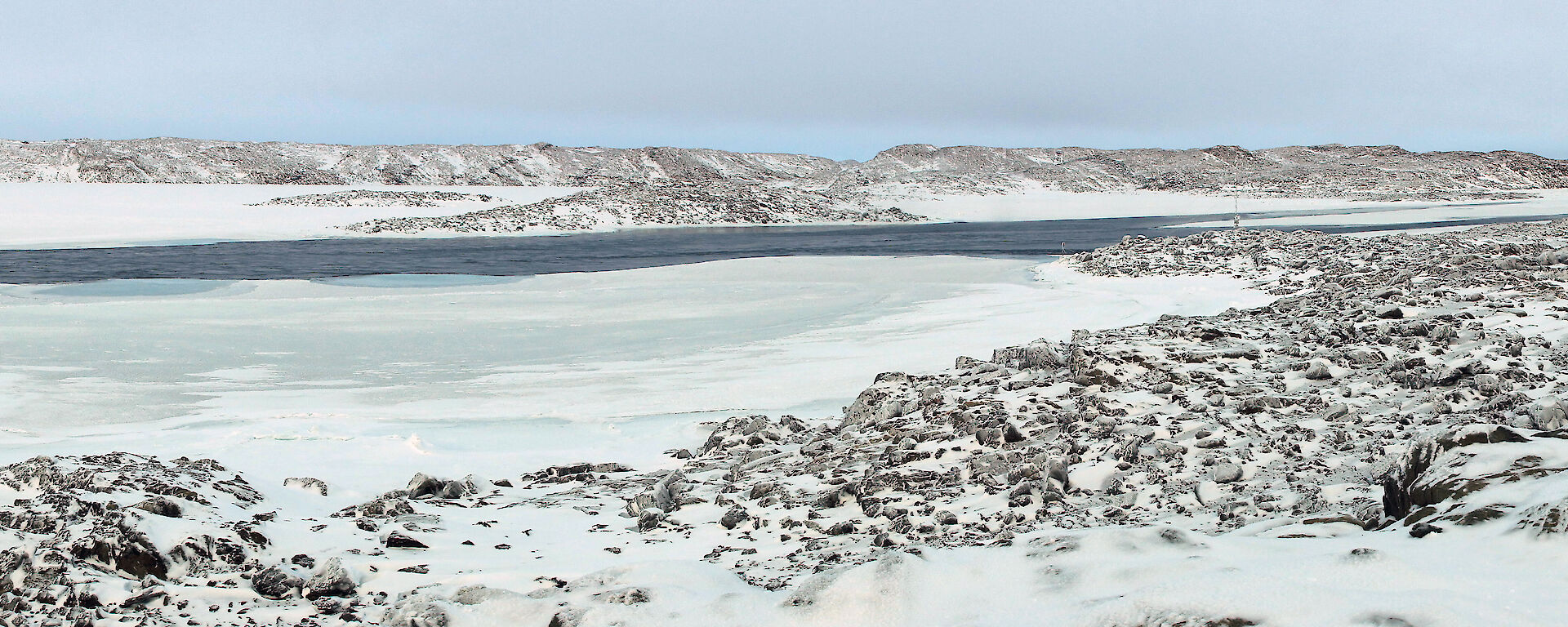 Panorama showing Ellis Narrows