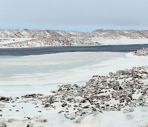 Panorama showing Ellis Narrows