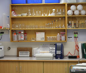 Photo of the Doctor’s laboratory facility and testing equipment