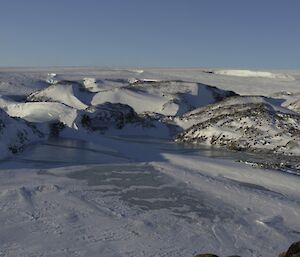 Panorama view towards Cataract Canyon and the Ice Plateau