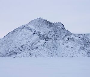 A snow covered hill
