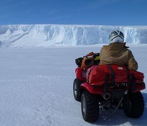 A photo of a large ice berg near Davis