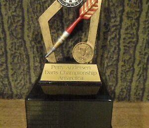 A photo of a trophy