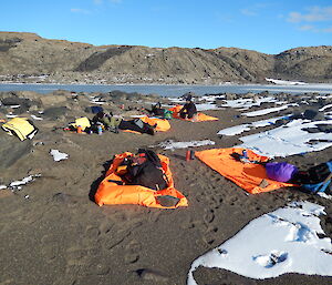 camping under the stars in bivvy bags