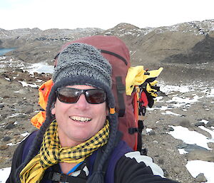 expeditioner taking a selfie