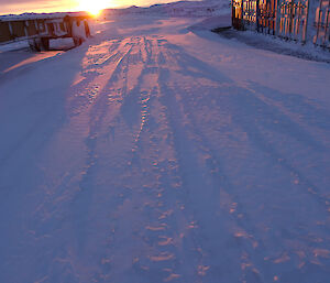 Sunrise on station