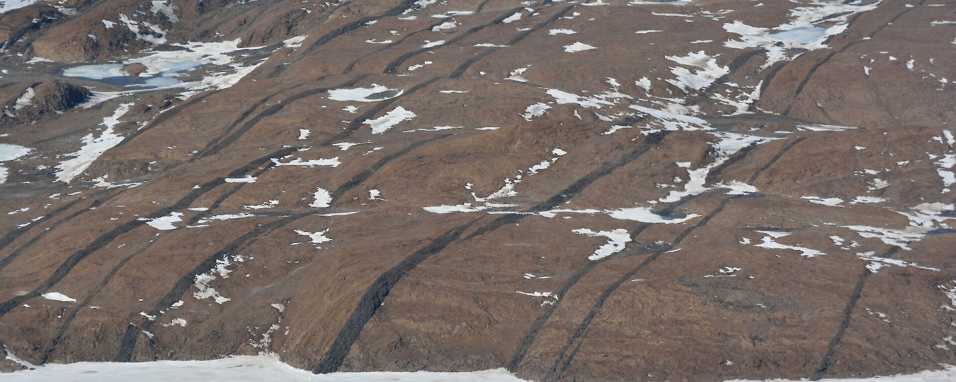 Aerial view of Vestfolds