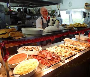 Danny and the start of Christmas Brunch