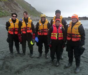 Macquarie Island Guides ready to receive visitors