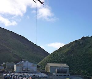 Landing cargo on the station