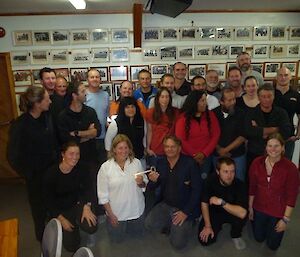 The new group of expeditioners at Macca