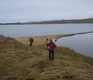 Hiking on the plateau