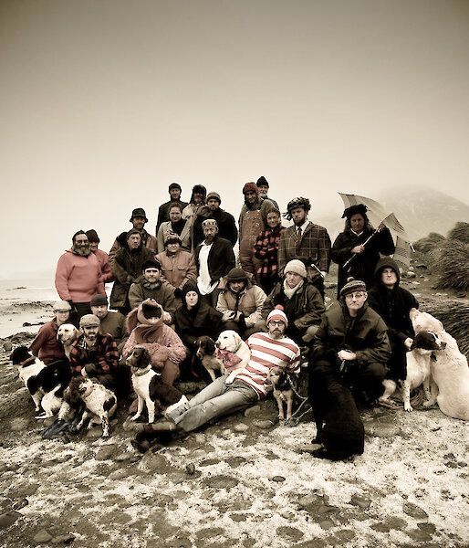 Group shot of the 2012 Macca team