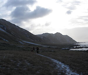 Walking home from Waterfall Bay (landscape)