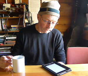 Dave at Green Gorge Hut