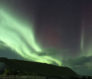 Aurora from station