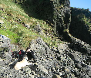 Jane stopping for lunch