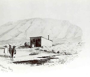 Lusitania Bay Hut 1880