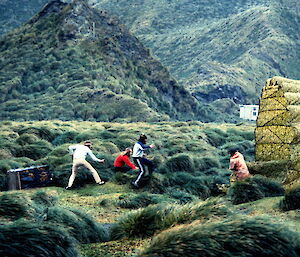 Supplies are received safely after the parachuting method of 1984