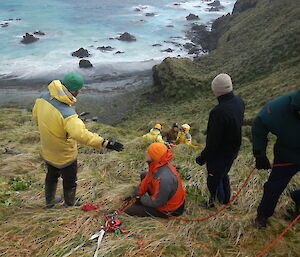 Search and rescue exercise at Macca