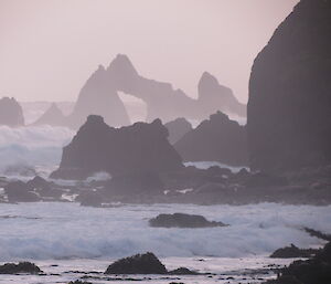 Hurd Point rock stack crash