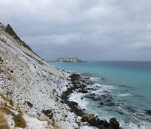 Looking towards station and North Head